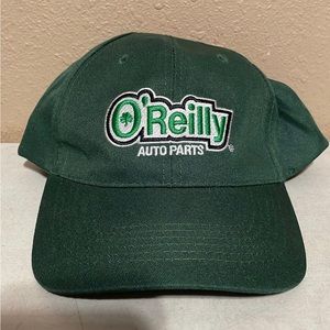 O’Reilly Auto Parts Green Strapback Hat Cap Adjustable